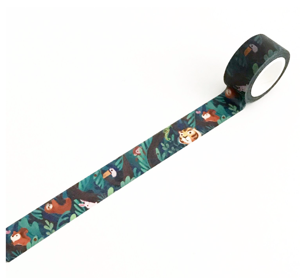 JUNGLE WASHI TAPE - The Little Red House