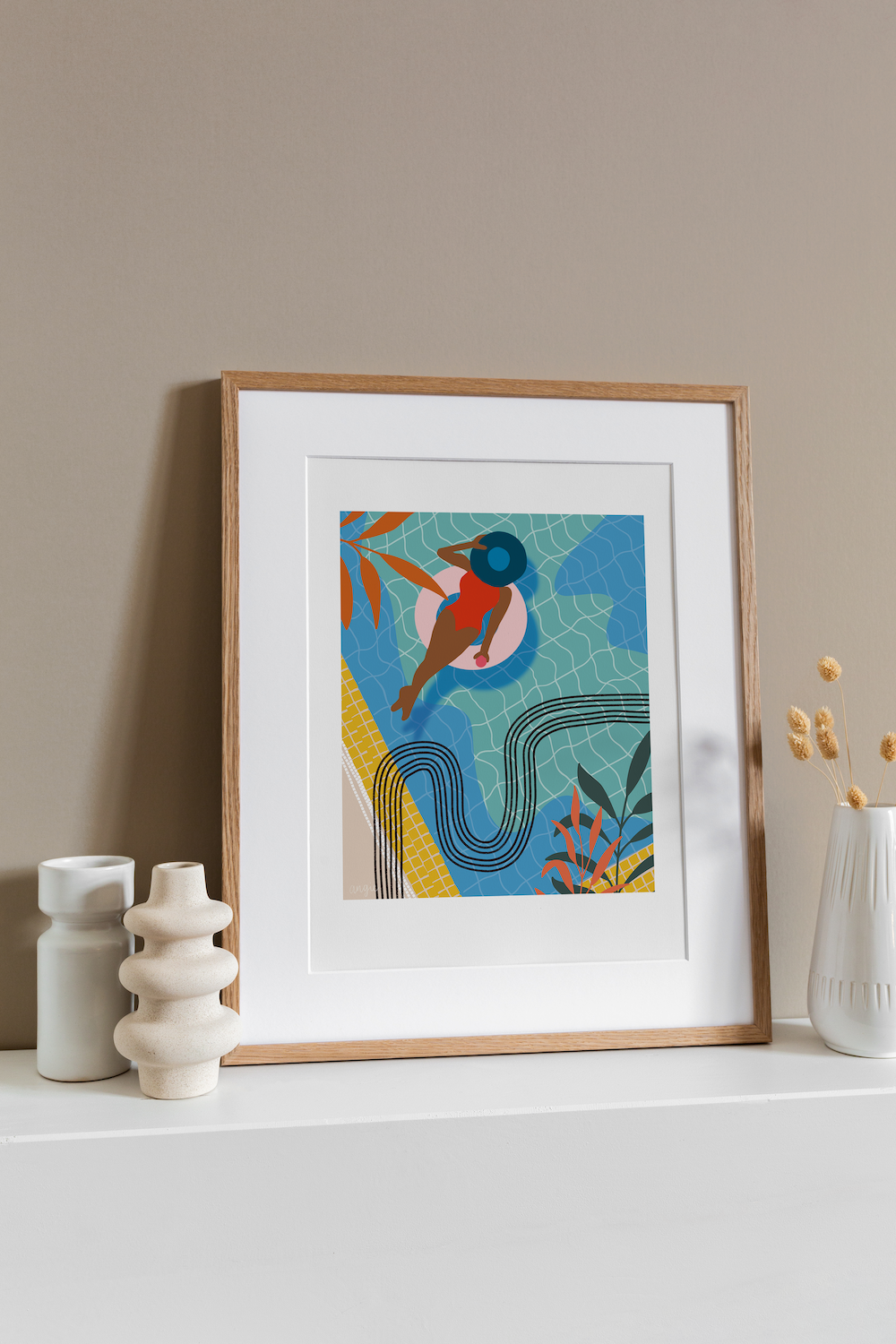 Pool Time Print - bobo design studio