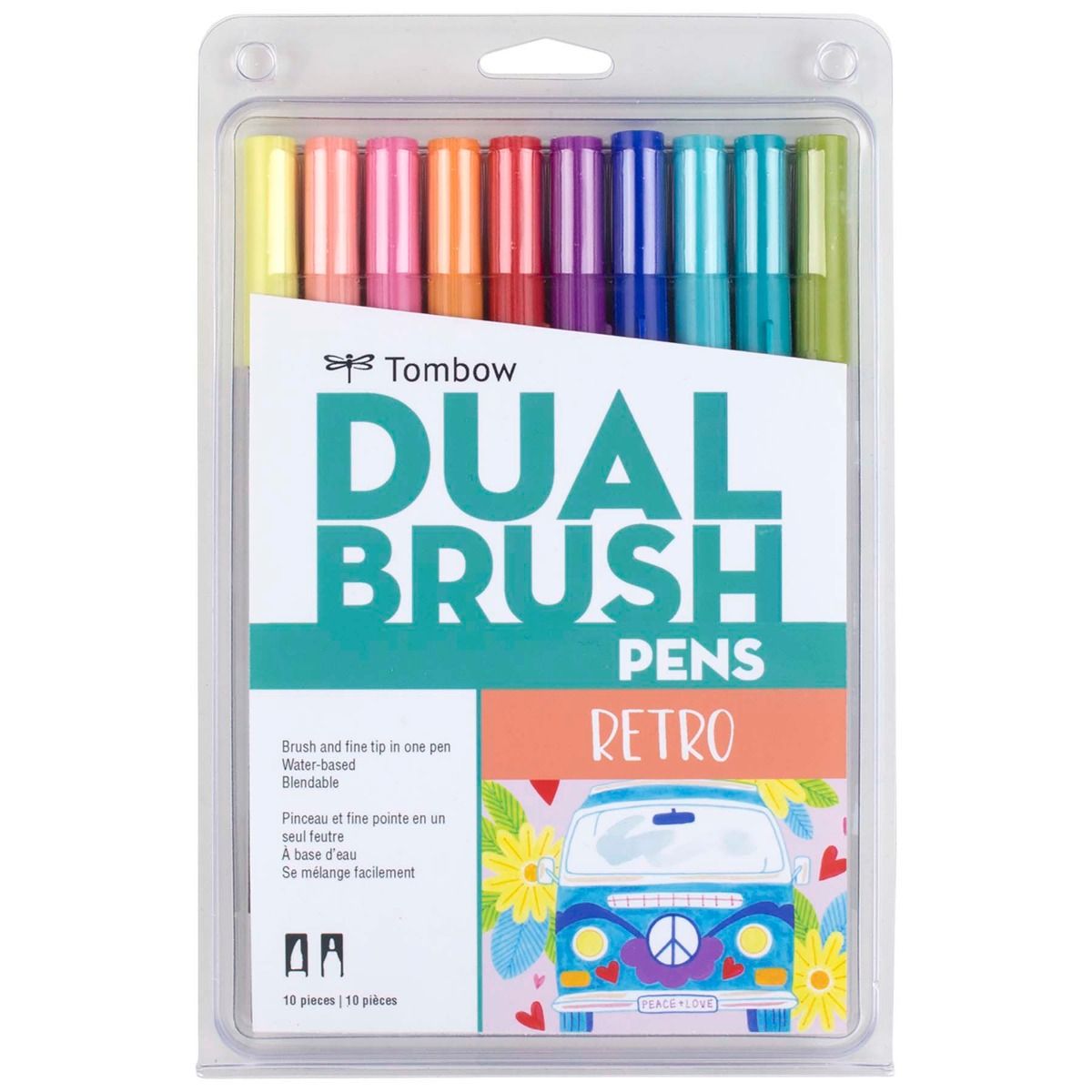 Tombow Dual Brush Pen Set- Retro