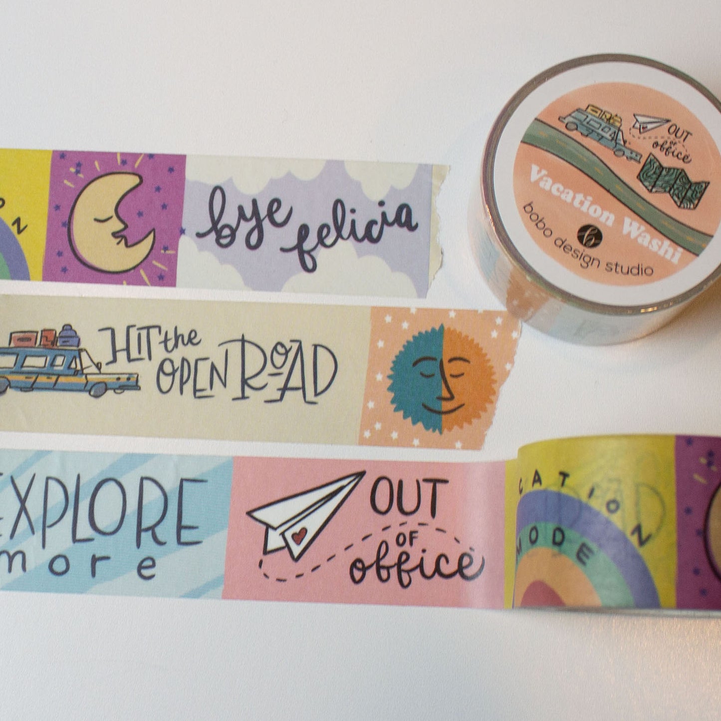 Vacation Mode 1" Washi Tape