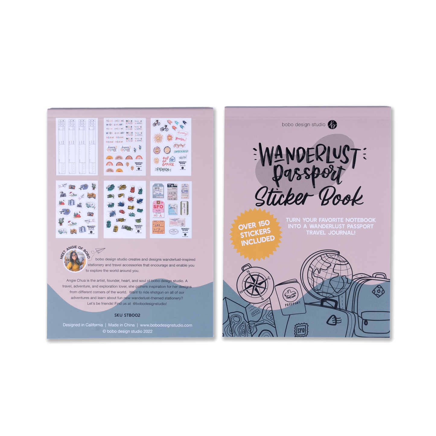 Wanderlust Passport Sticker Book