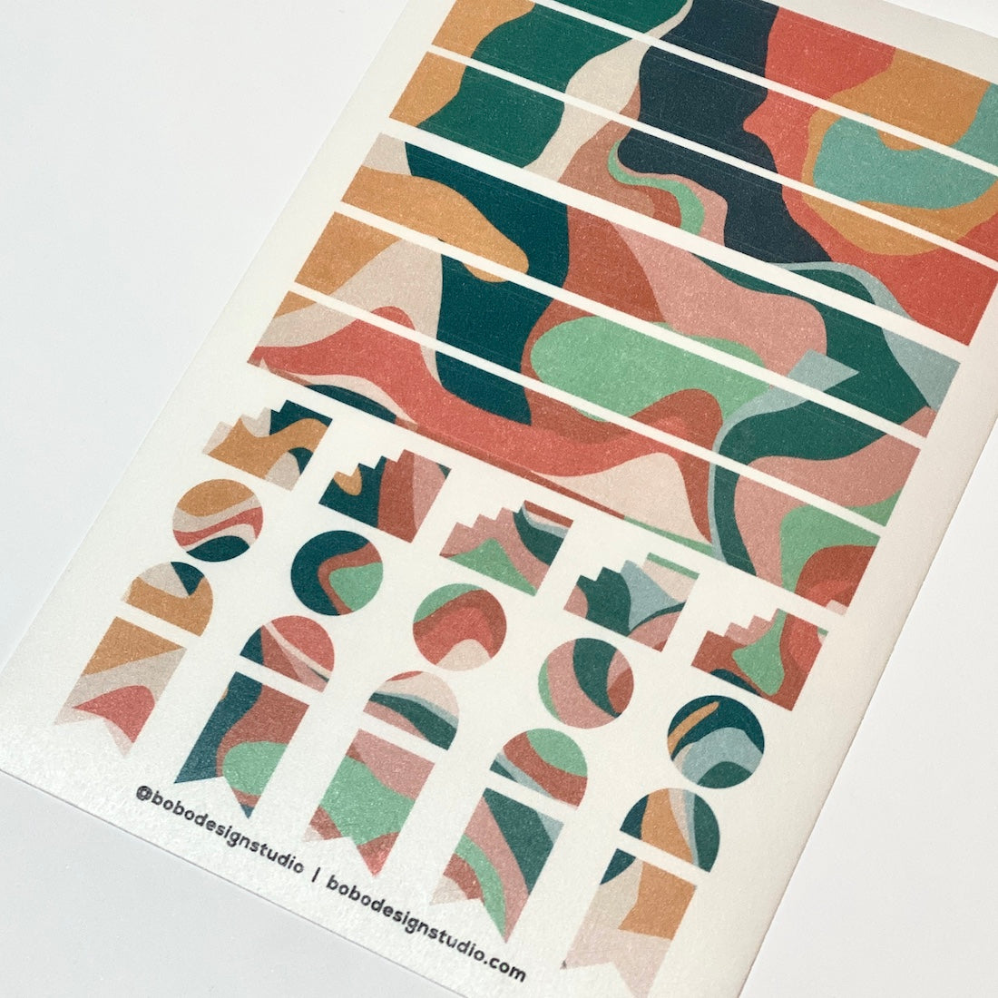 Washi Sticker Sheet Pack -Marble