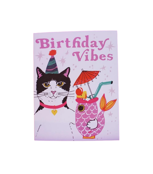 Birthday Vibes Greeting Card - Ash + Chess