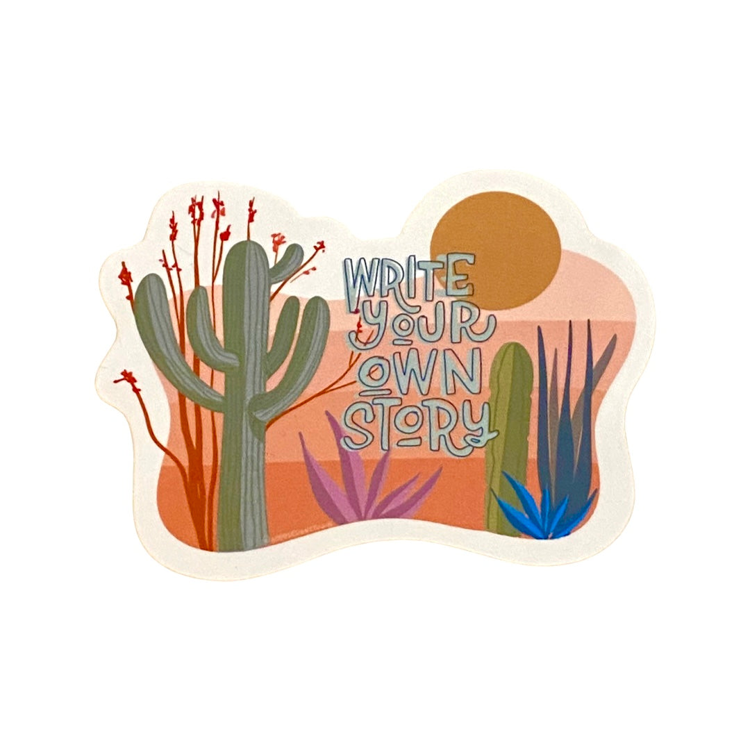 Write Your Own Story Vinyl Sticker