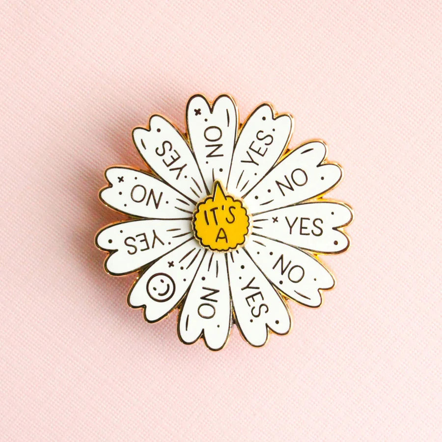 Spinning Daisy - Enamel Pin - Occasionalish