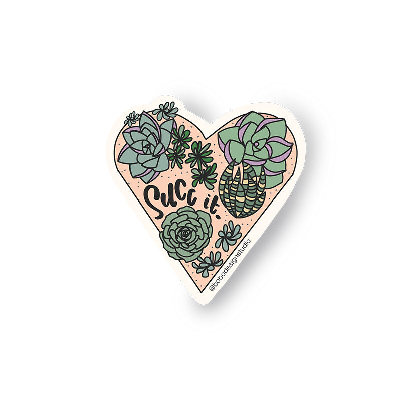succulent sticker Succ It Succulent©- Sticker