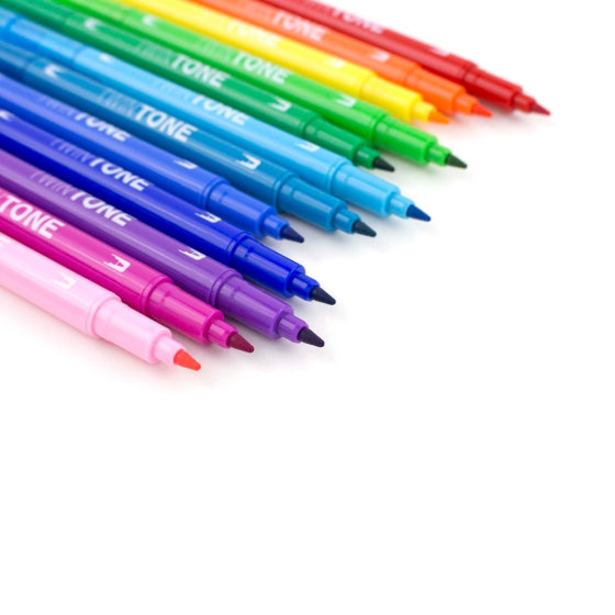 TwinTone 12 Marker Set - Tombow - Rainbow