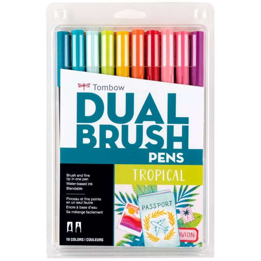 Tombow Dual Brush Pen Review {Video}