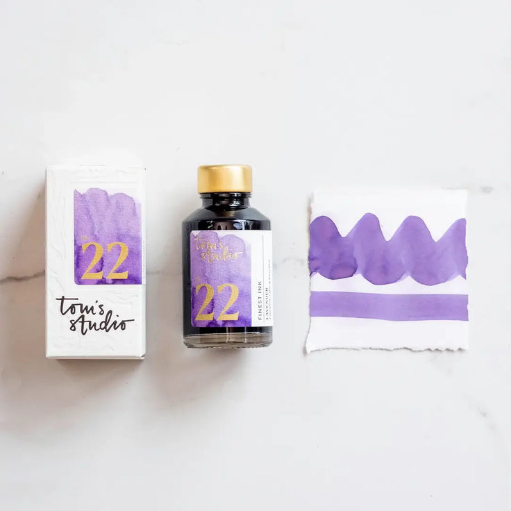 Tom's Studio Fountain Pen Ink - Lavender No 22