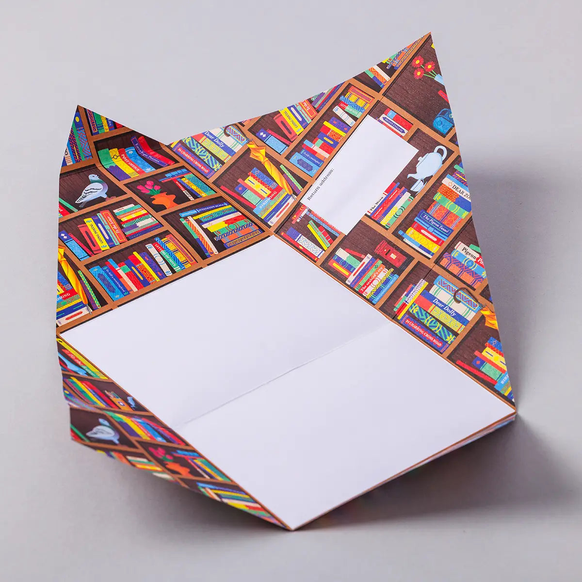Bookstore Pigeon, Folding Stationery Letter Pack, Pack of 6