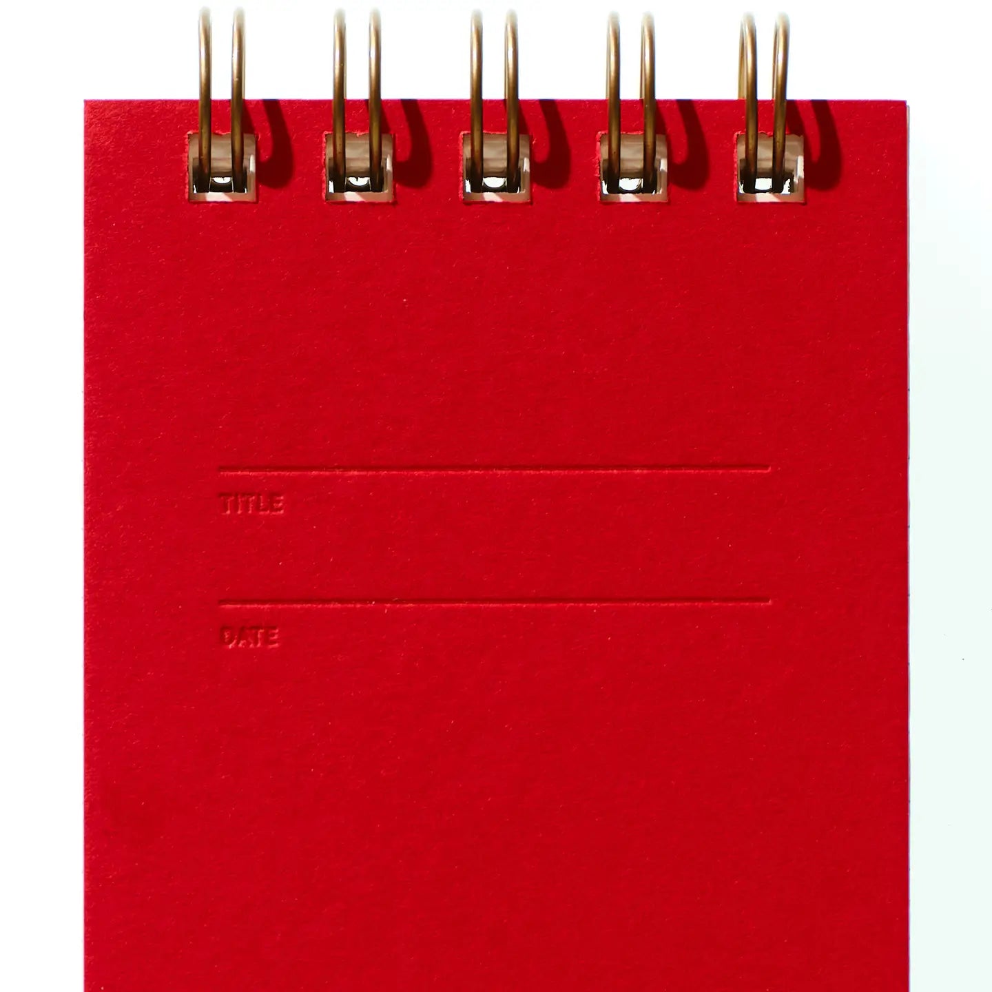 Reporter Notebook - Warm Red