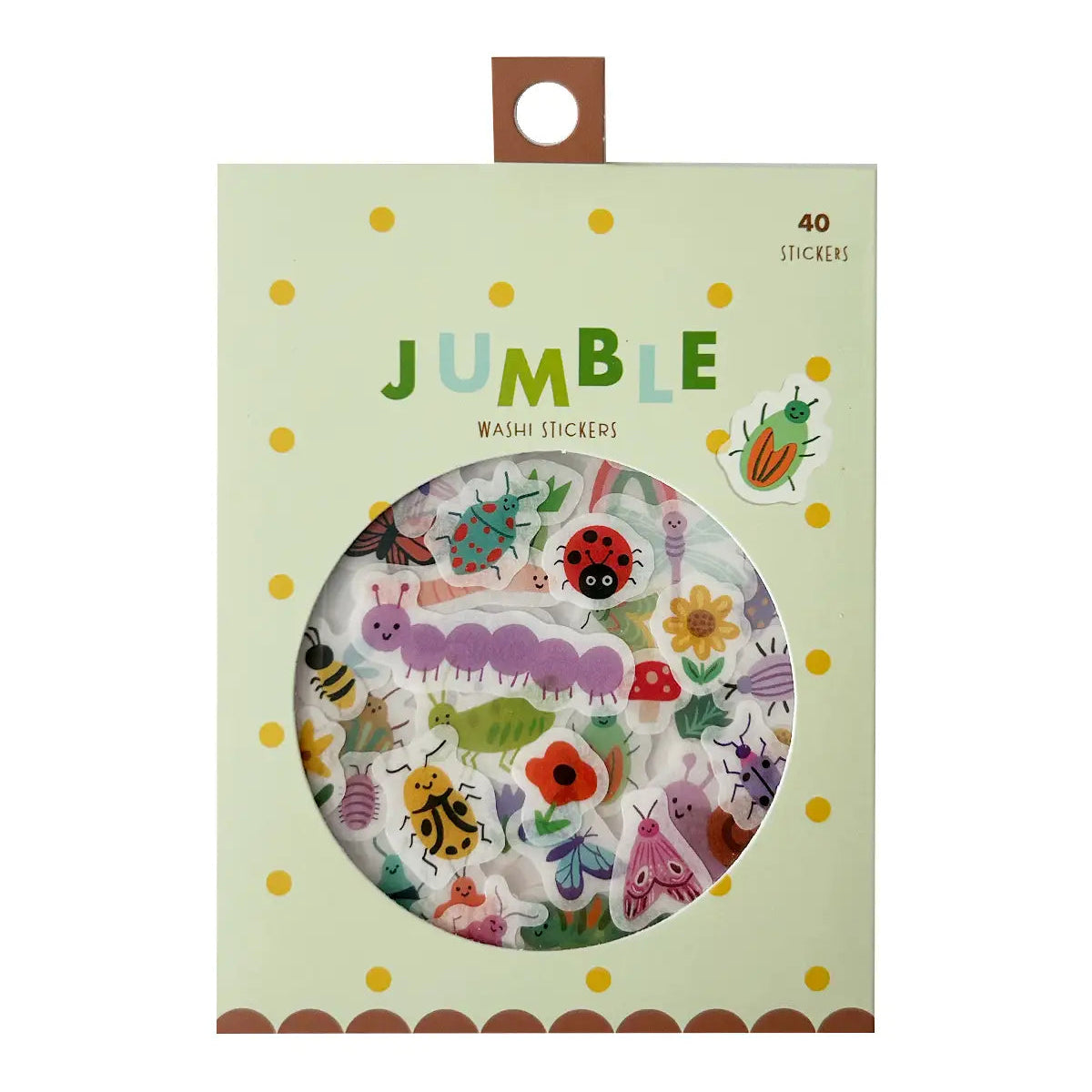 Bugs Jumble Washi Stickers
