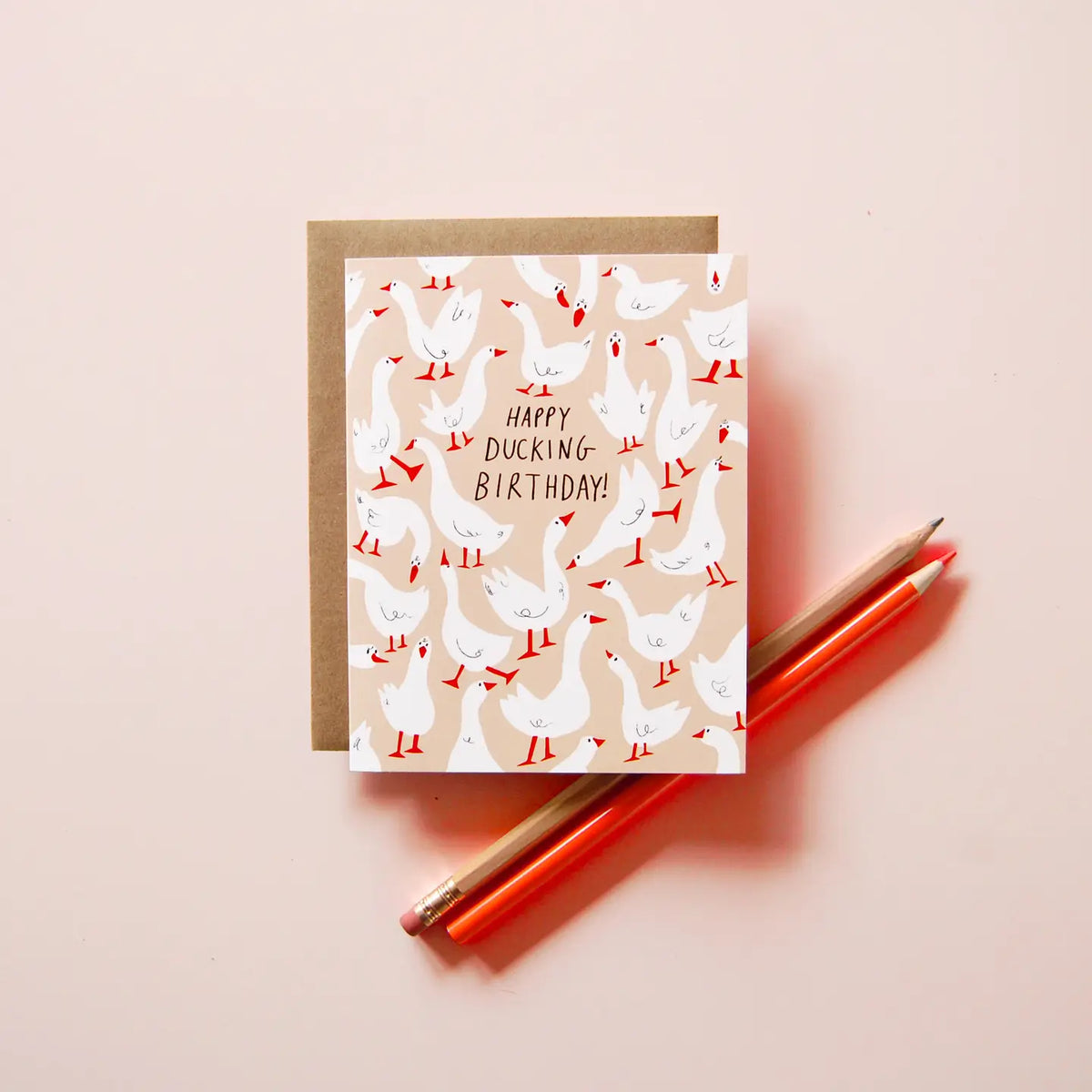 Happy Ducking Birthday - Greeting Card