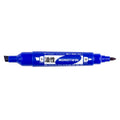 MONO Twin Permanent Marker - Blue - Dual Tip Fine & Chisel