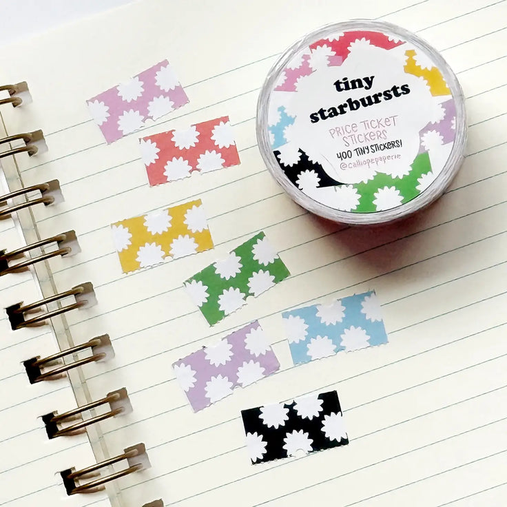 Tiny Stars Price Ticket Sticker Roll