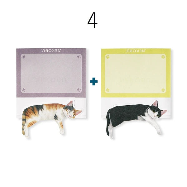 Cat Notepad Tabs Bookmark