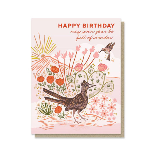 Roadrunner Ranch Birthday Card - Paper Parasol Press