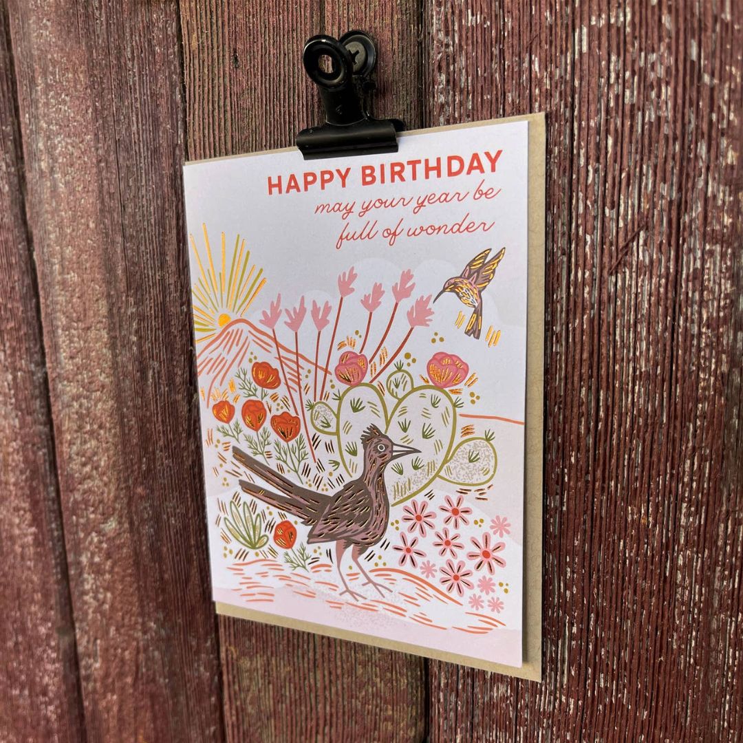 Roadrunner Ranch Birthday Card - Paper Parasol Press