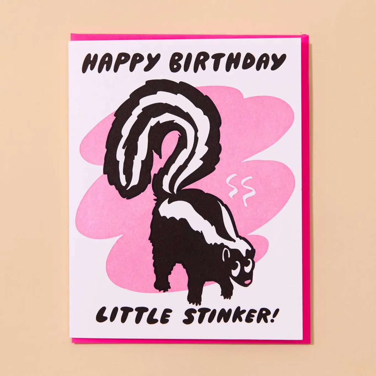 Little Stinker Skunk Card