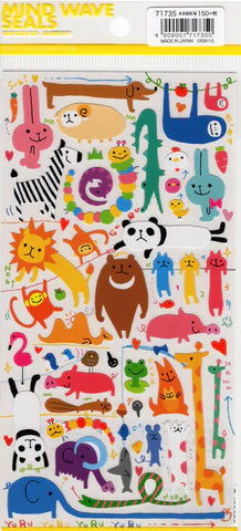 Yuru Animal Sticker Sheet - Mind Wave