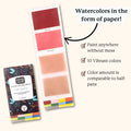 Metallic Vivia ColorSheets- Watercolor Booklet