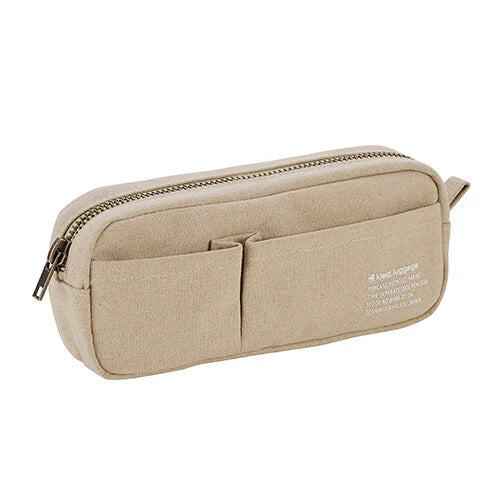 Kleid Luggage Pencil Case -Beige