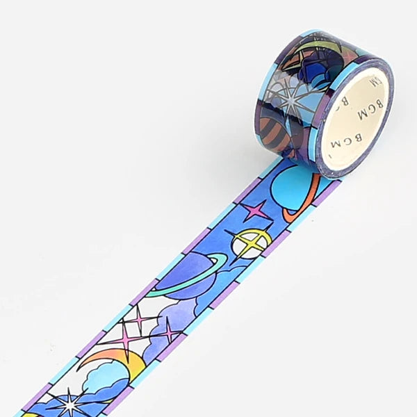 Interstellar Flight Stained Glass Tape - 20mm- BGM