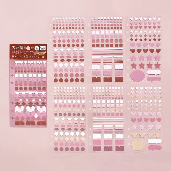Sticker Sheet- Daily Palette- Planner Sticker Set
