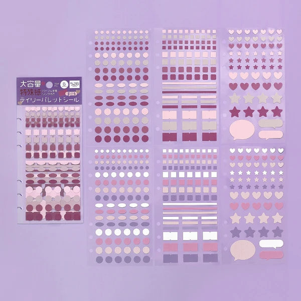 Sticker Sheet- Daily Palette- Planner Sticker Set
