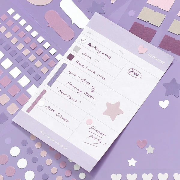 Sticker Sheet- Daily Palette- Planner Sticker Set