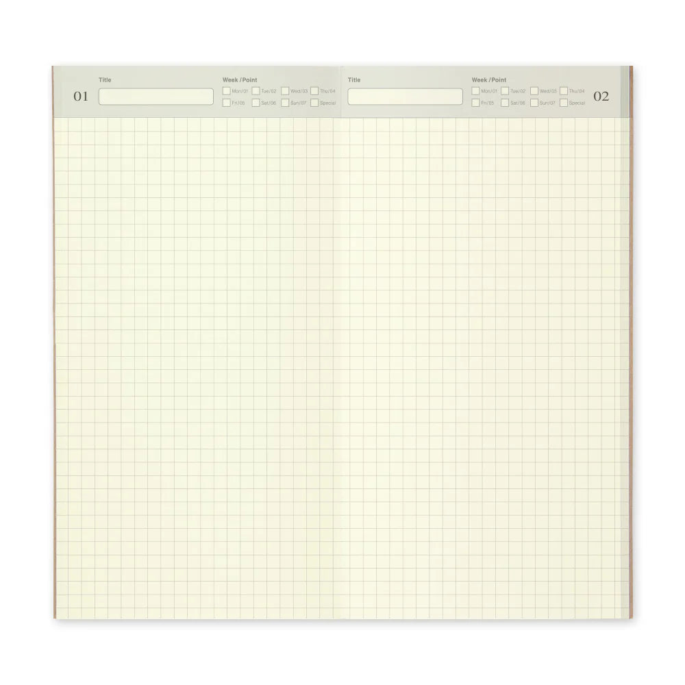 TRAVELER'S Notebook - 005 Free Diary Daily- Regular Size