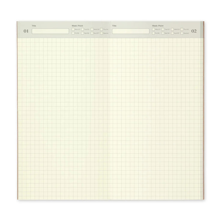 TRAVELER'S Notebook - 005 Free Diary Daily- Regular Size