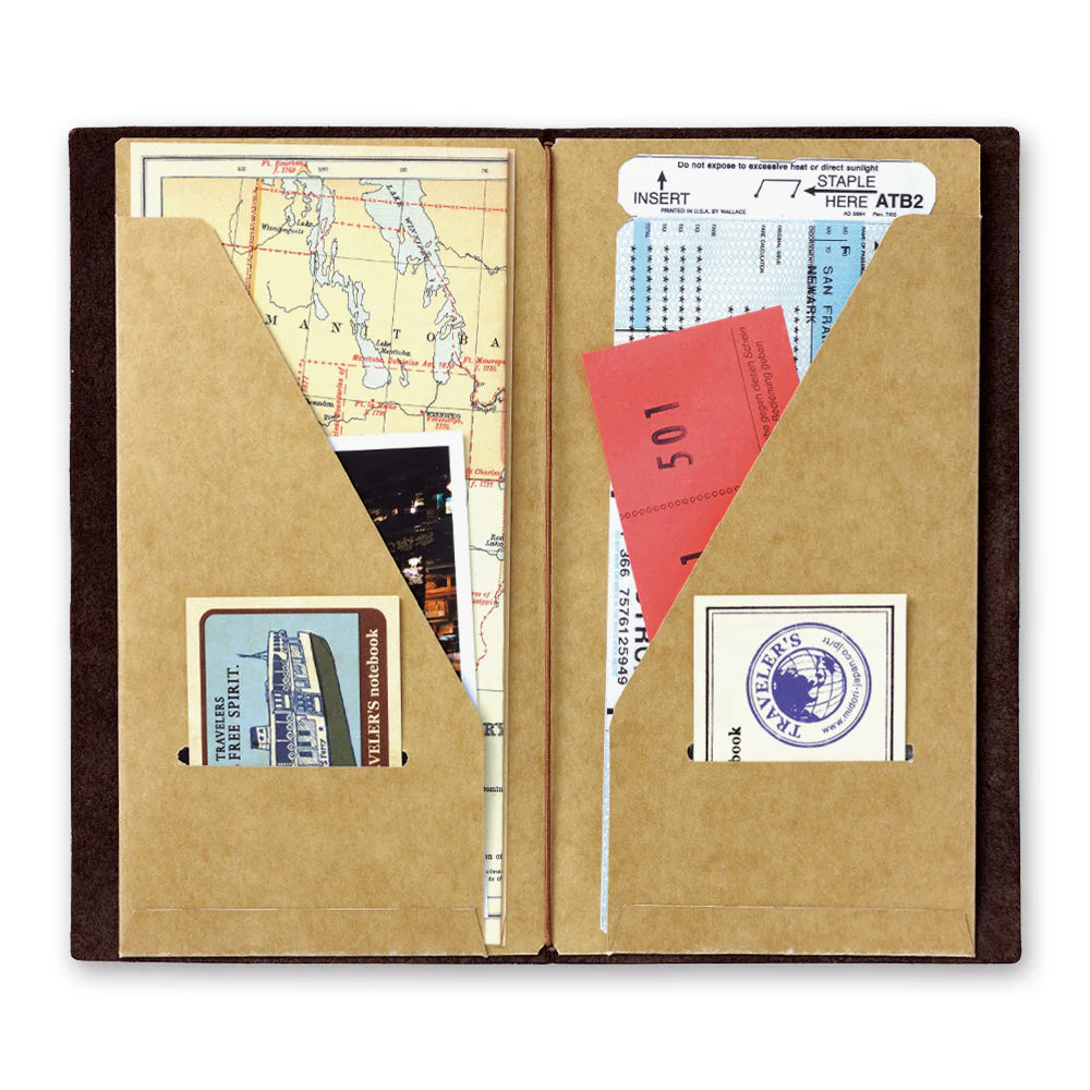 TRAVELER'S Notebook - 020  Kraft File Refill Regular