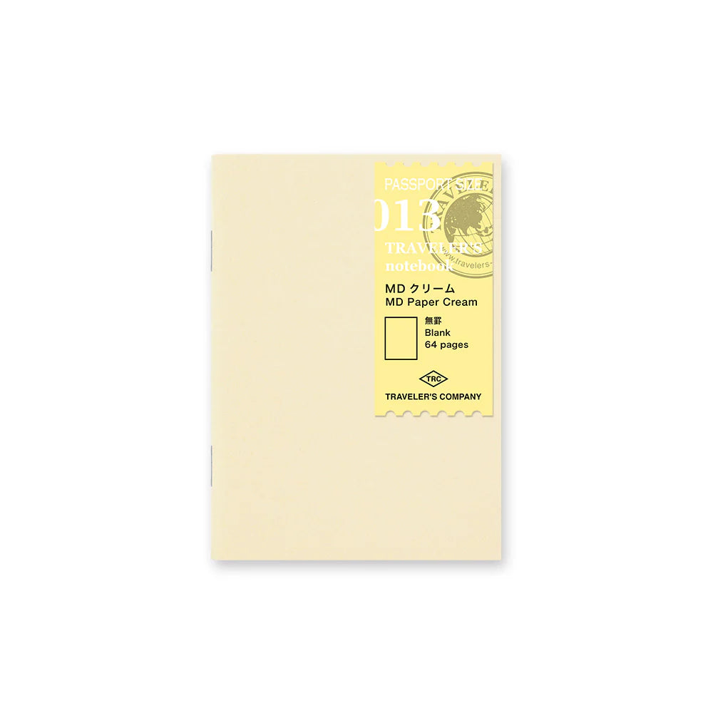 TRAVELER'S Notebook - 013 MD Paper Cream Passport Size