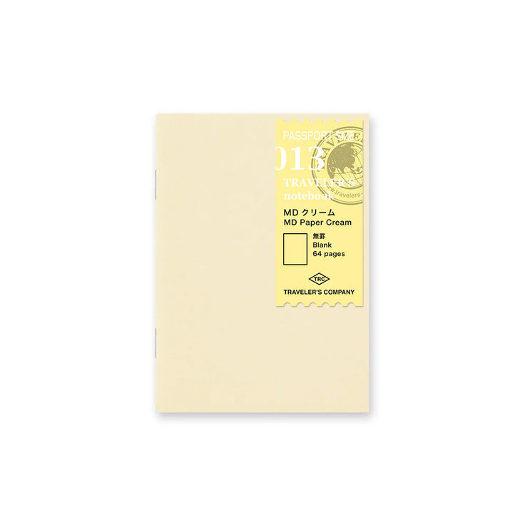 TRAVELER'S Notebook - 013 MD Paper Cream Passport Size