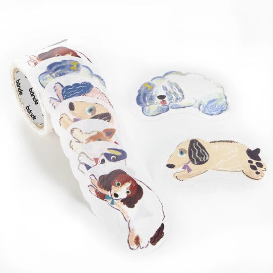 Bande Washi Sticker running dog