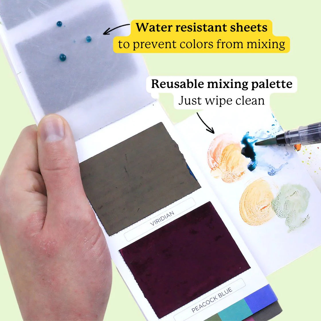 Original Vivia ColorSheets- 16 Watercolor Booklet