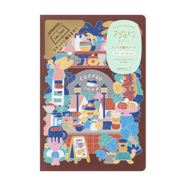 Yuru Log B6 Coffee Shop - Midori