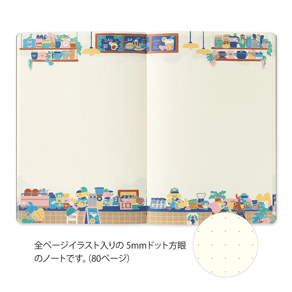 Yuru Log B6 Coffee Shop - Midori