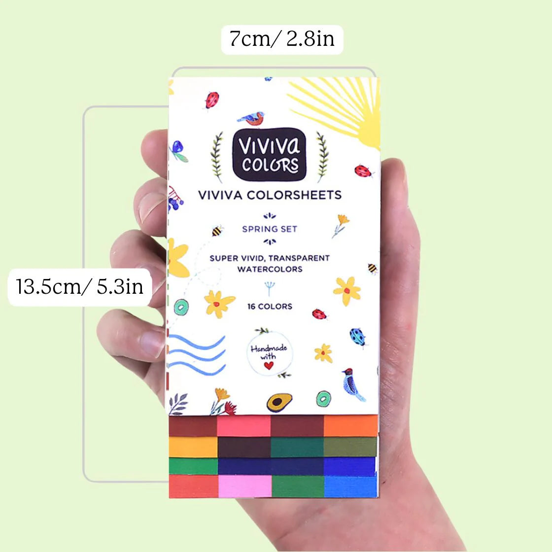 Original Vivia ColorSheets- 16 Watercolor Booklet