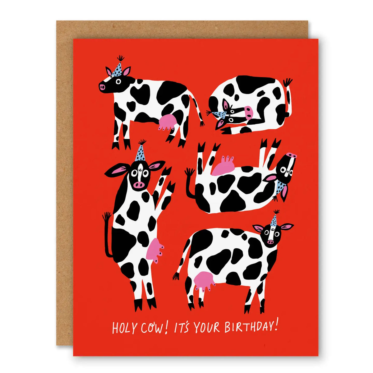 Holy Cow It's Your Birthday - Greeting Card