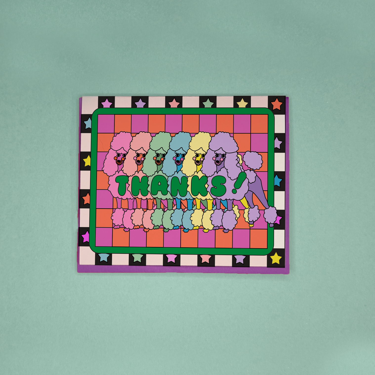 Card - Poodle Thanks