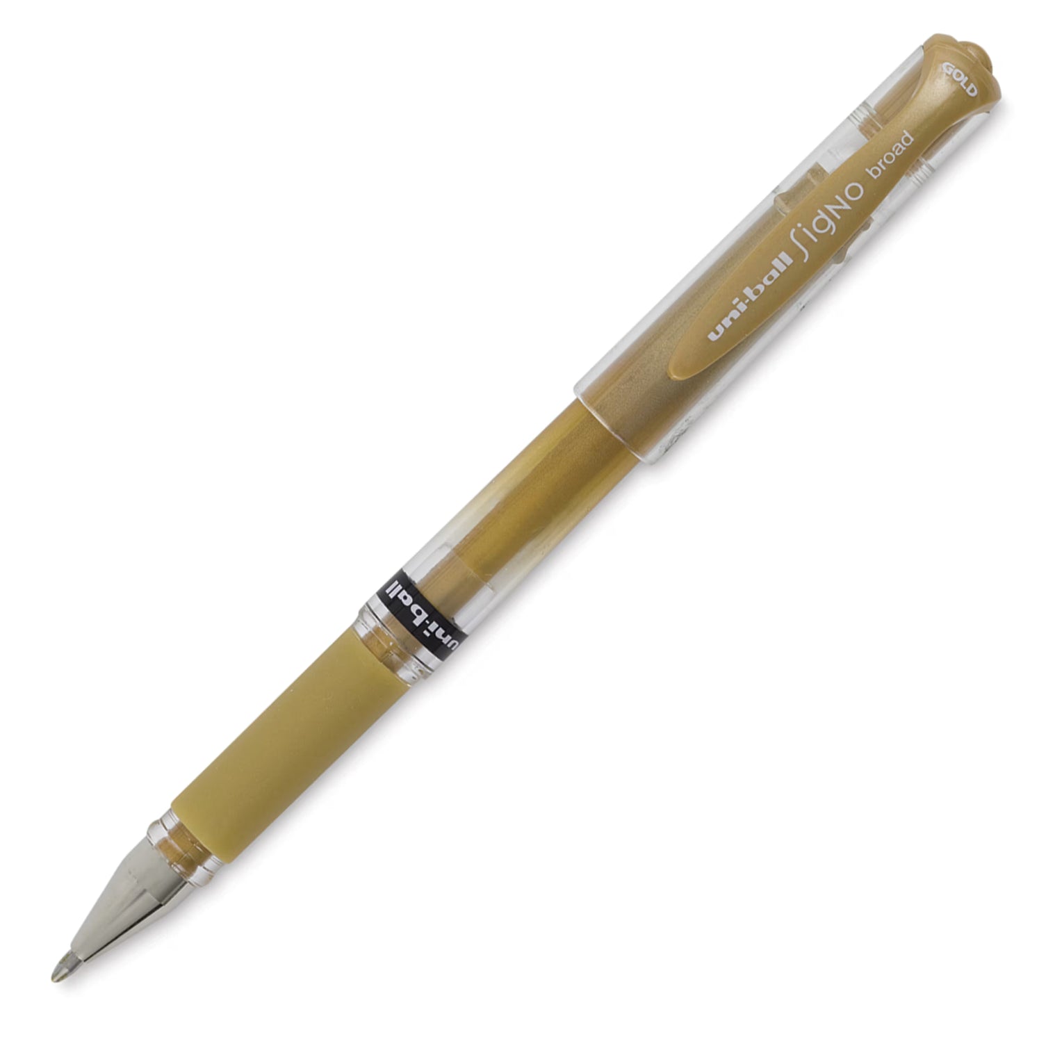 Uni-Ball Signo Impact Rollerball Gel Pen -Gold, Bold Tip