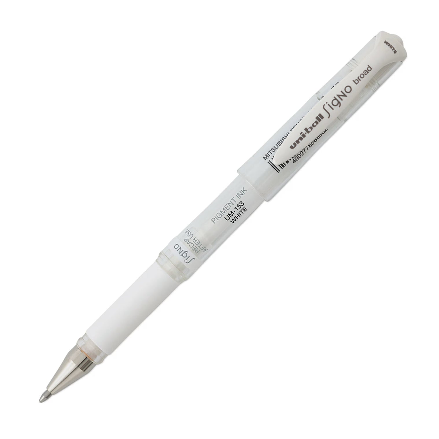 Uni-Ball Signo Impact Rollerball Gel Pen - White, Bold Tip