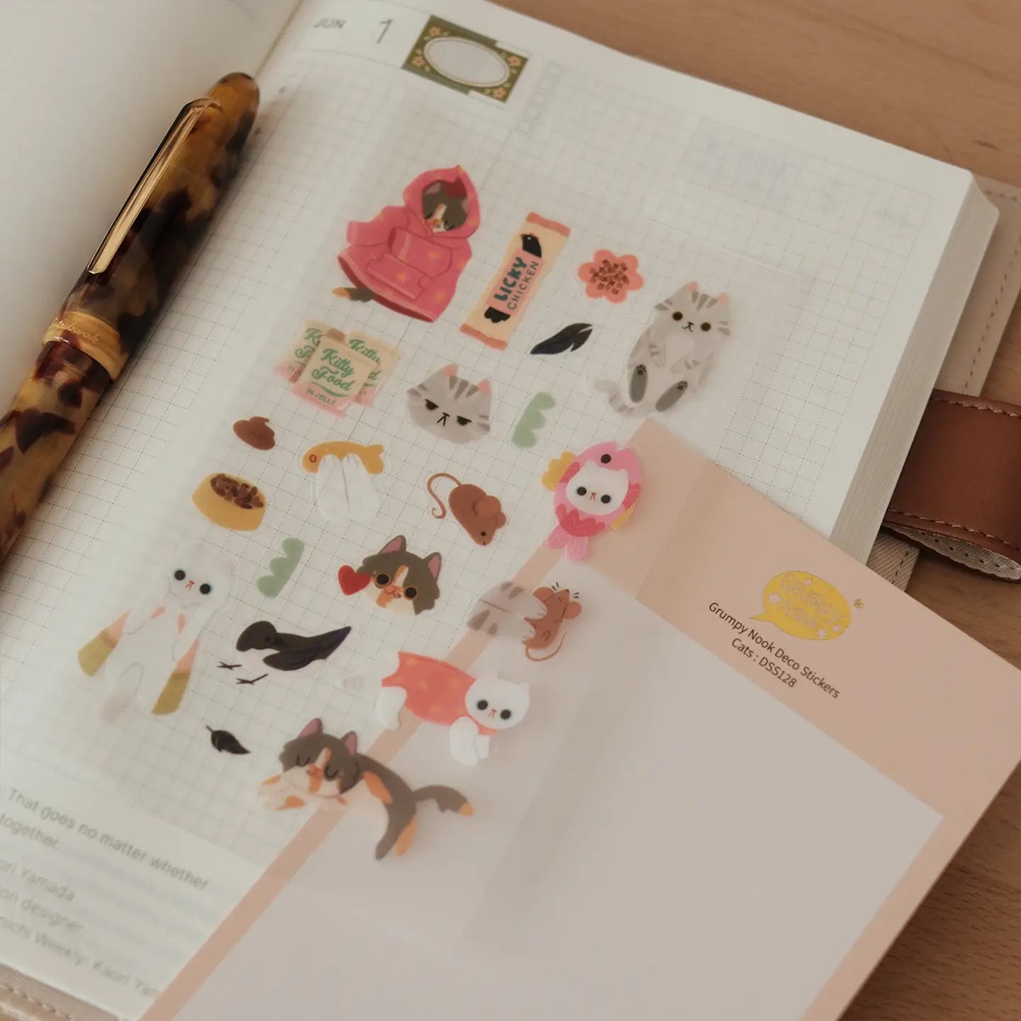 Cats Deco Sticker Sheet
