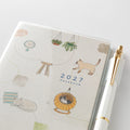 Pocket Diary Slim Cat 2027 - Midori