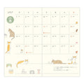 Pocket Diary Slim Cat 2027 - Midori