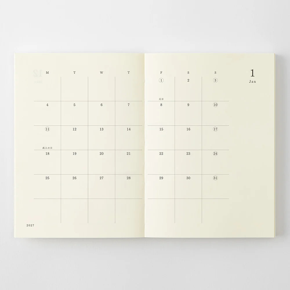 MD Diary 2027 A6