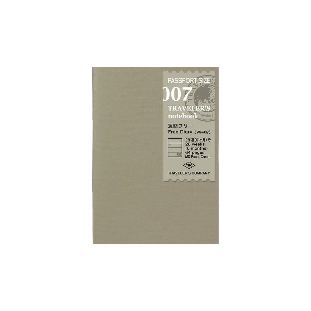 TRAVELER'S Notebook Passport Refill - 007 Diary