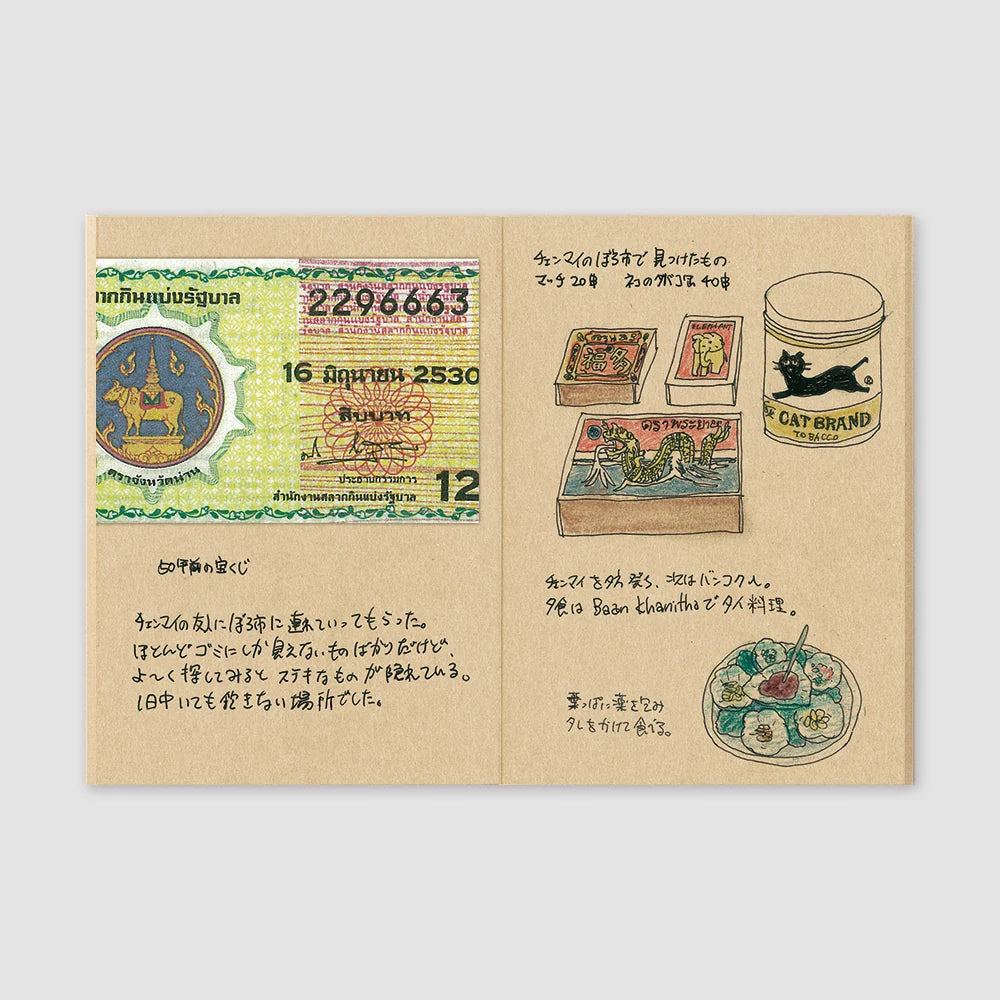 TRAVELER'S Notebook - 009  Kraft File Refill Passport